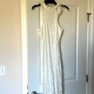 Southern Fried Chicks white maxi dress